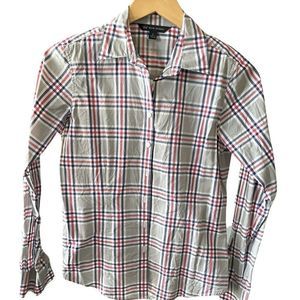 Brooks Brothers Plaid Button Down -size 2